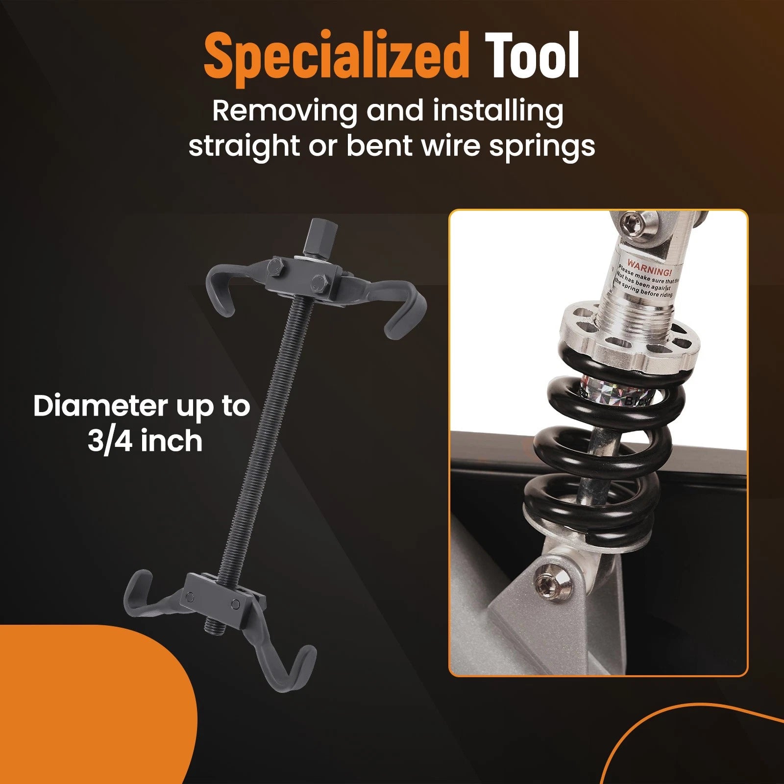 Coil Spring Compressor Tool Kit for Various Vehicles