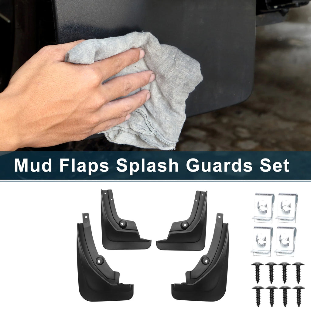 Set of 2 Mud Flaps Splash Guards for Peugeot 4008 (2012–2017)