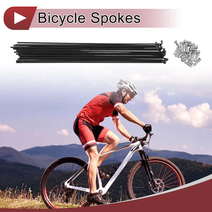 Bicycle Spokes Set 304 Stainless Steel 251mm for 20 Inch Bike Wheels (1990–1999)