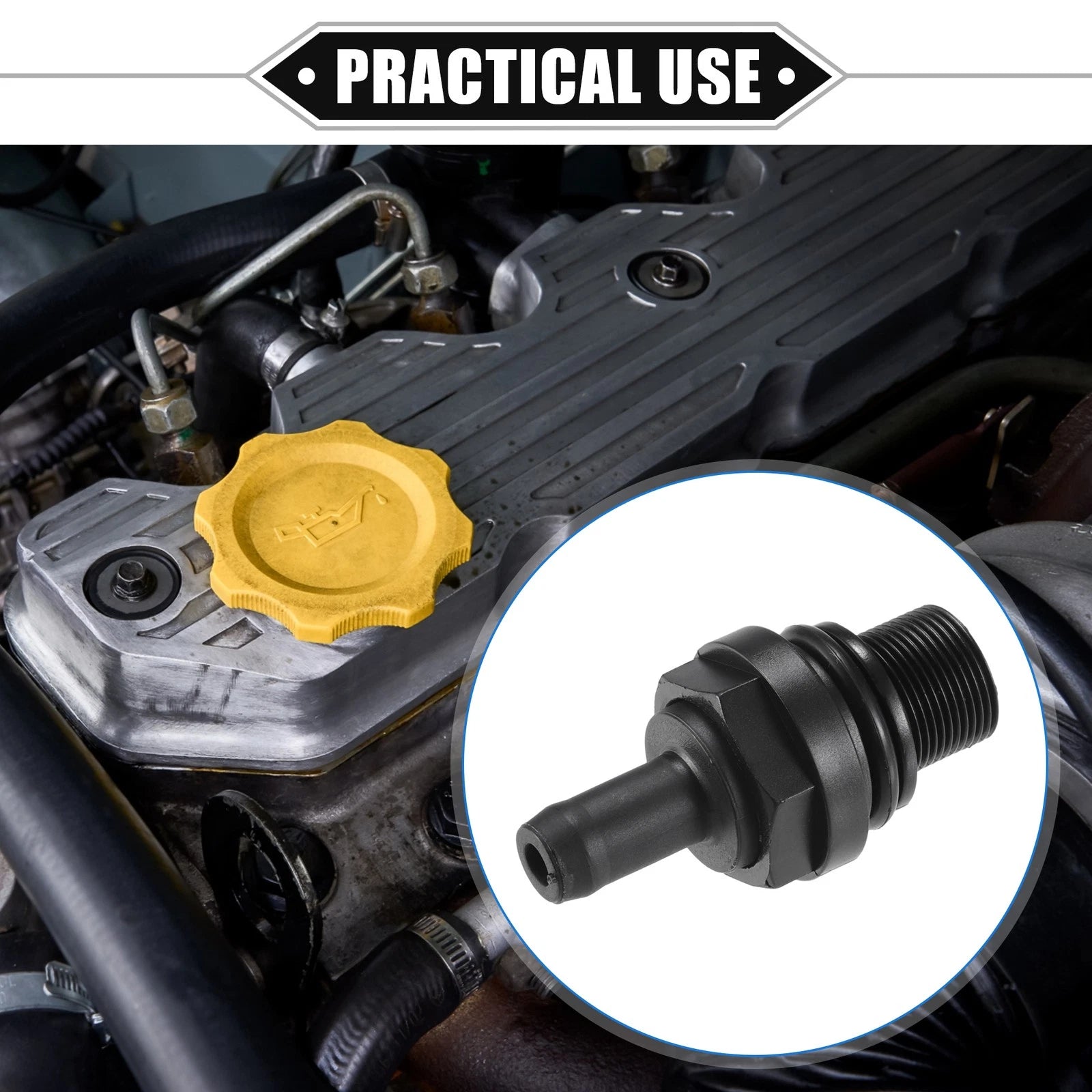 Car PCV Valve Replacement for Toyota Tacoma (2005–2015) Durable Plastic