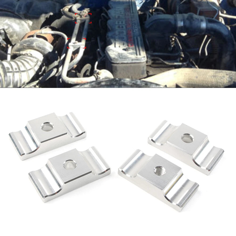 7PCS Heater Line Clamps for Dodge (1989–1998) 12V Engine Silver