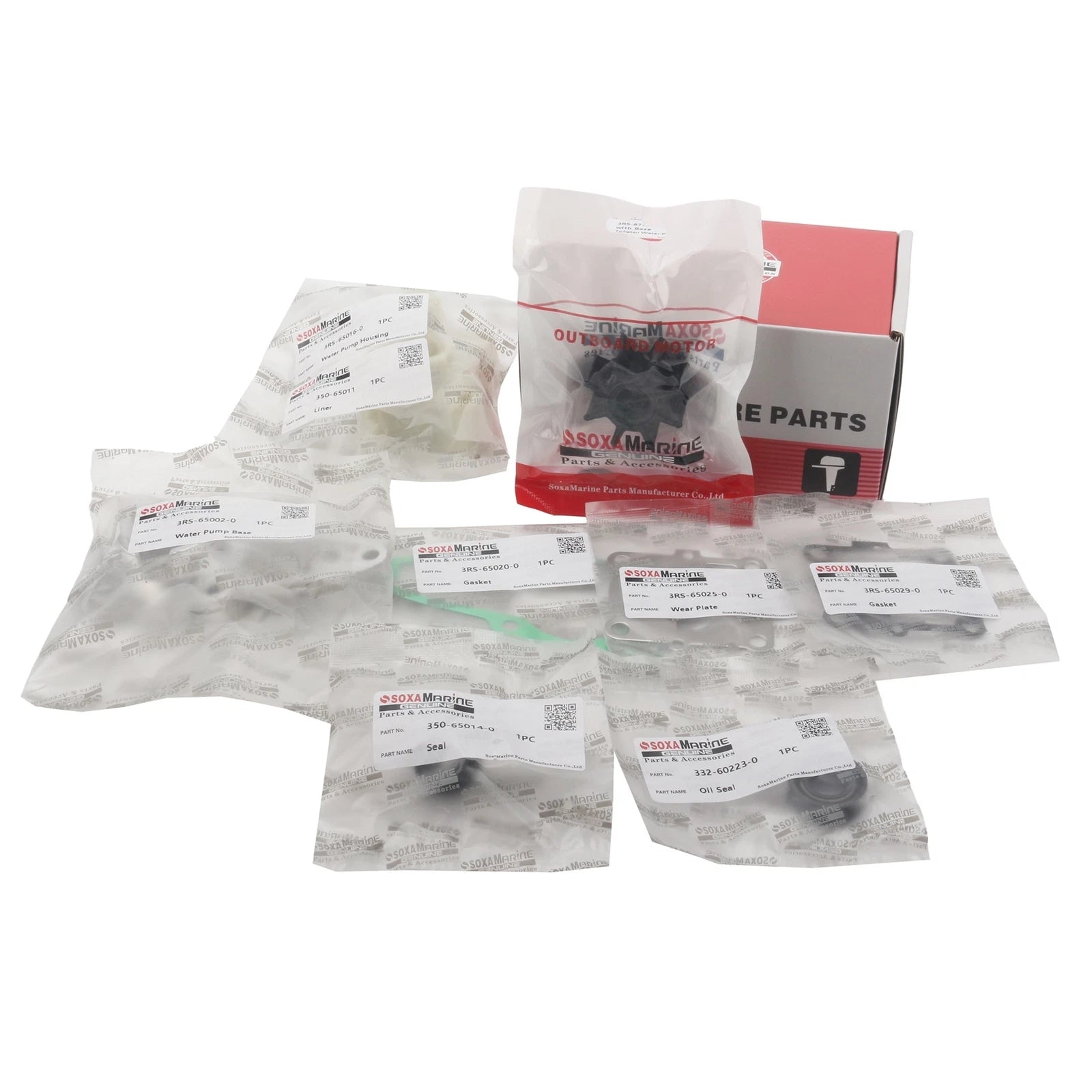 3RS-87322 Water Pump Rebuild Kit for Nissan Tohatsu Outboard (Boat Motor)