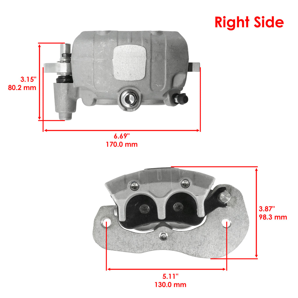 Front Right Brake Caliper Replacement for Can-Am Maverick Sport Max 1000R (2024-2025)