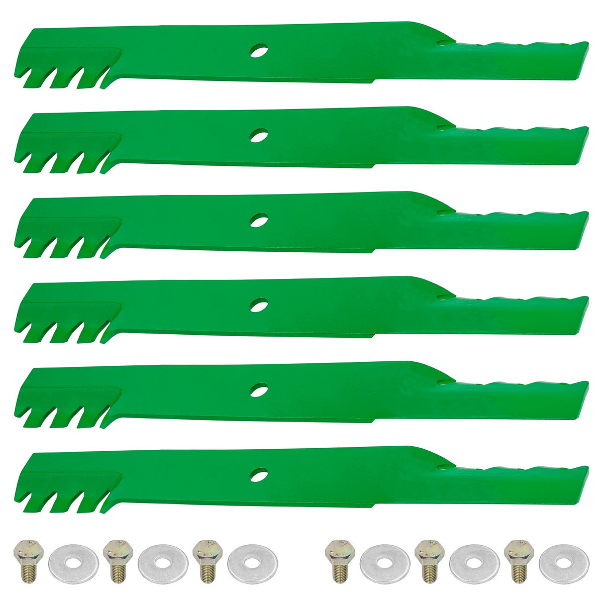 Deck Blade with Bolt Replacement for Hustler 60 Inch Deck (2000–2024)