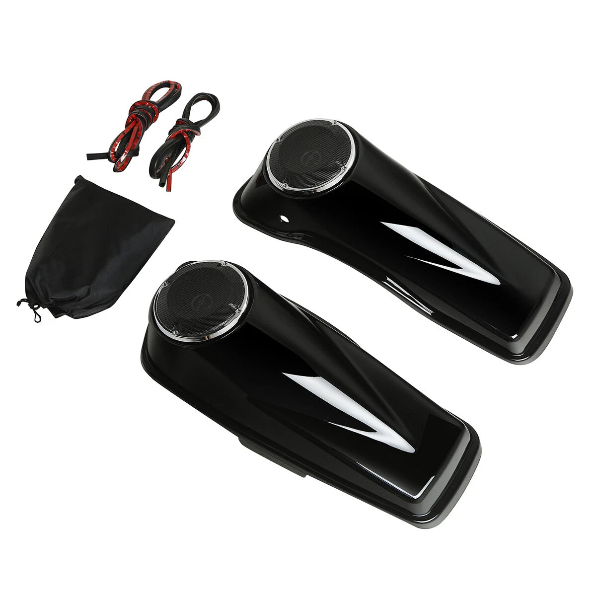 Saddlebag Lids & 6.5" Speakers for Harley Electra Glide (2014–2023)