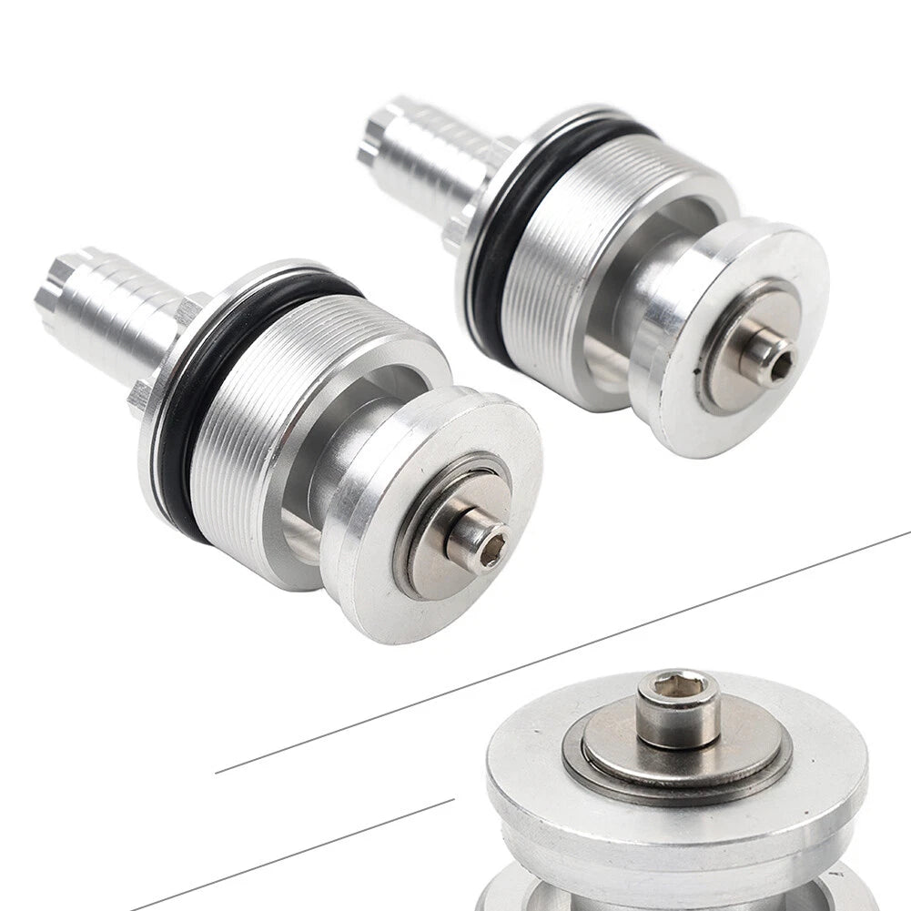 41mm Fork Cap Bolts for Yamaha R3 (2015–2016) - Preload Adjusters, Silver
