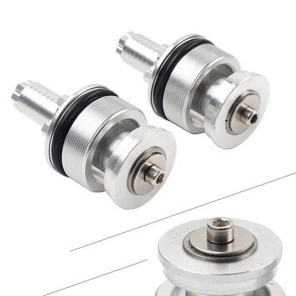 41mm Fork Cap Bolts for Yamaha R3 (2015–2016) - Preload Adjusters, Silver
