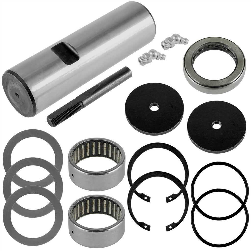 King Pin Kit 2WD Replacement for Case 570LXT 570MXT 580SL 590SL (1995–2013)