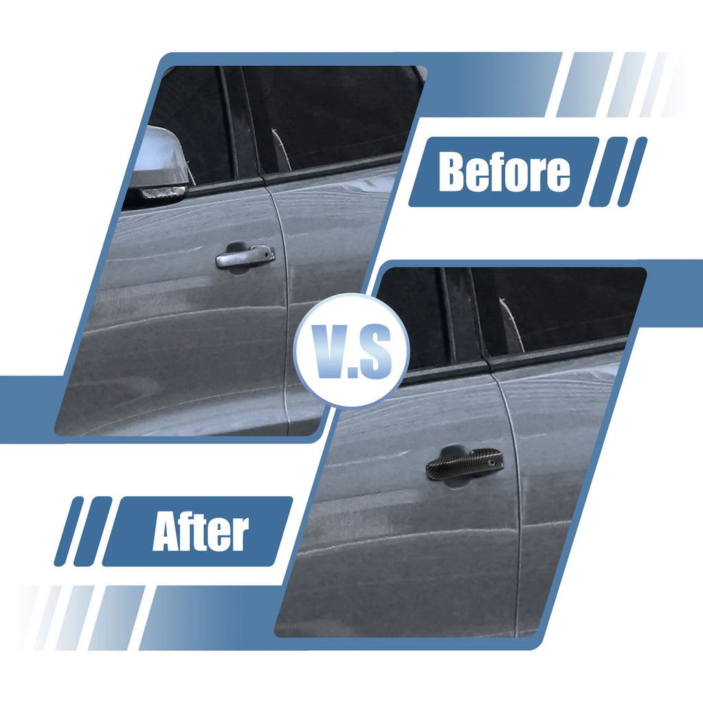 8pcs Side Door Handle Cover Trim with Smart Key Hole for Dodge Durango (2011–2021)