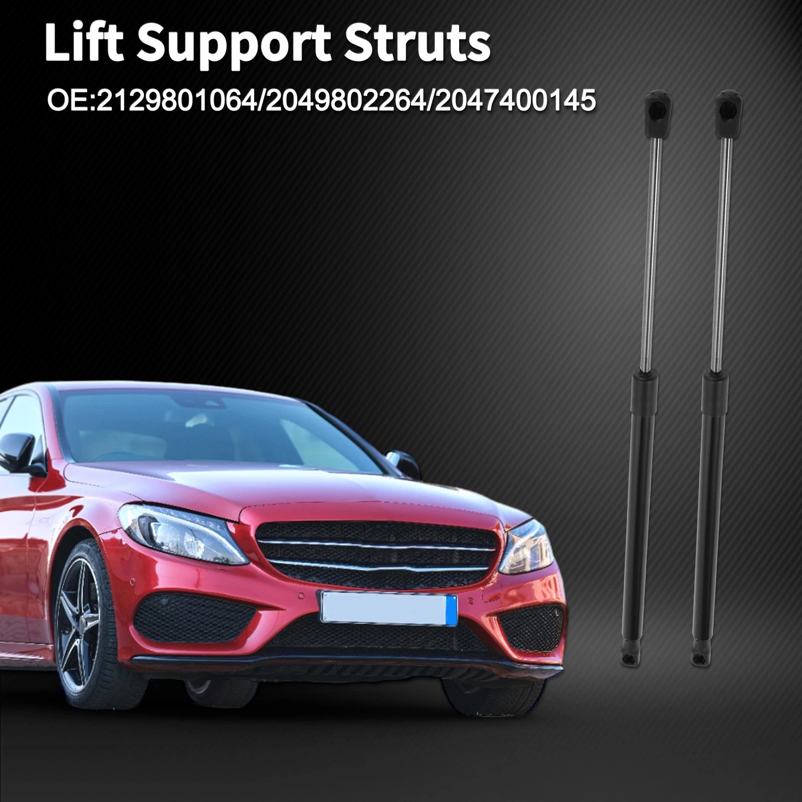 Tailgate Lift Supports Struts Replacement for Mercedes C Class W204 (2008–2014)
