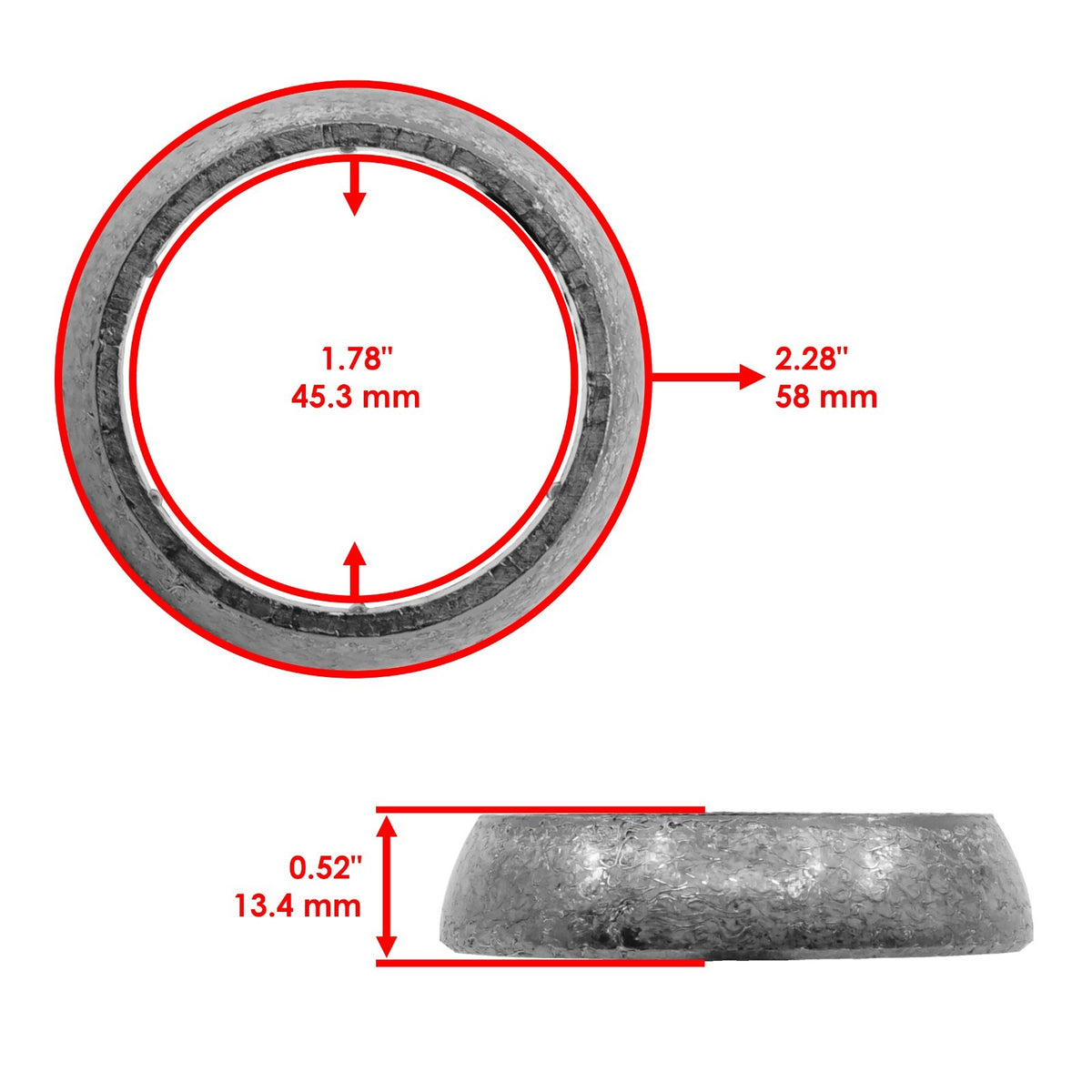Caltric Exhaust Gasket Set Replacement for Honda Pioneer 1000 2016–2019