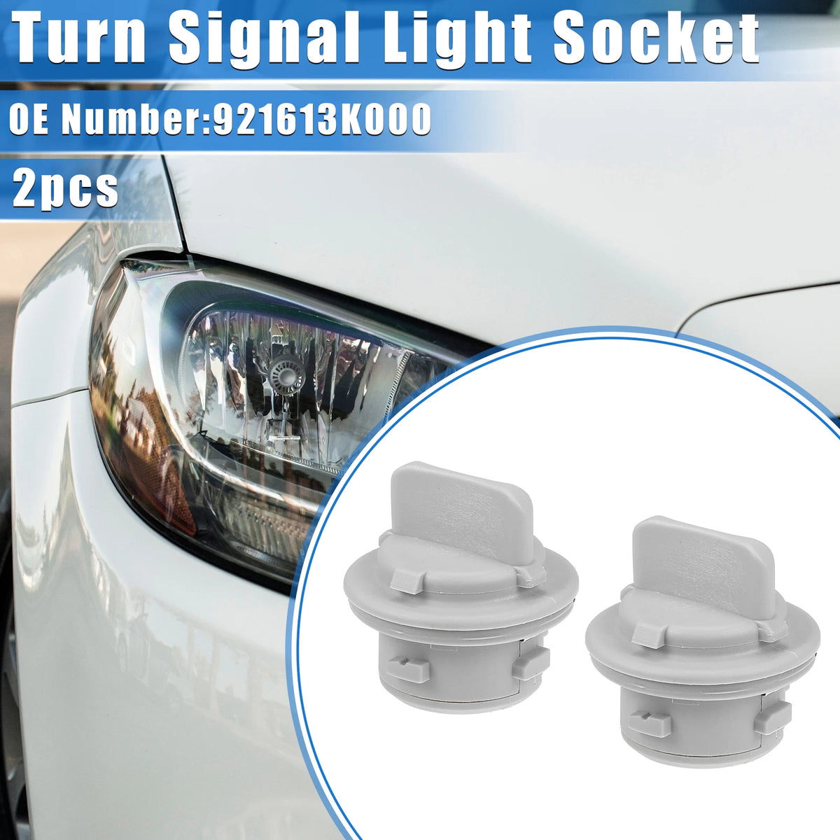 2X No.921613K000 Turn Signal Light Socket for Hyundai Veracruz (2007–2012)