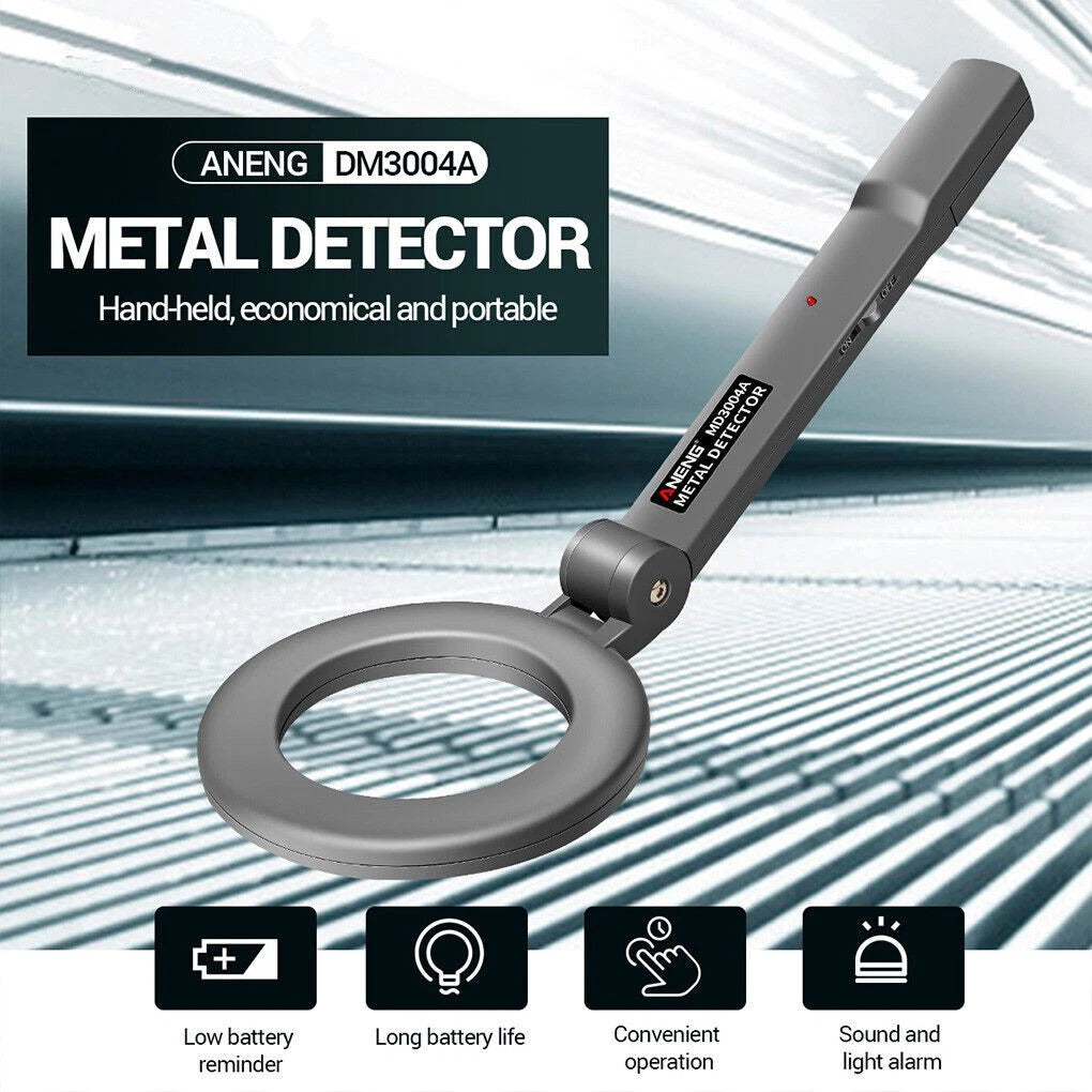 Handheld Metal Detector Scanner for Airport Security (High Sensitivity)