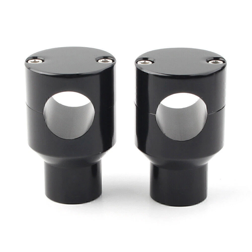 1'' Handlebar Mount Risers Clamp for Harley Honda (Fits )