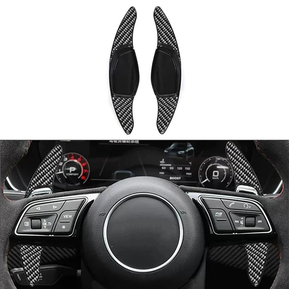 Steering Wheel Shift Paddle Extensions for Audi RS3 RS4 RS5 R8 TT RS (2012–2021)