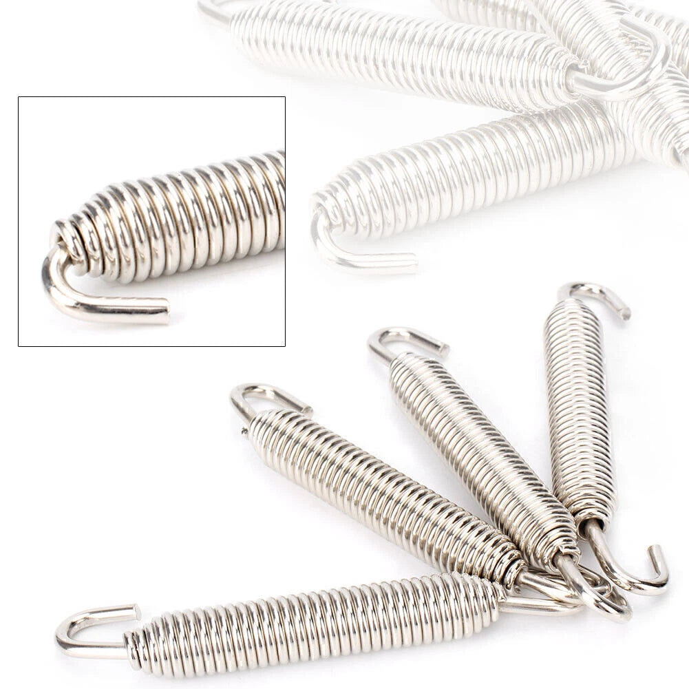 2X Stainless Header Exhaust Springs for Motorcycle (83mm)