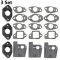 3X Carburetor Insulator Gasket Set for GCV160 GCV160A