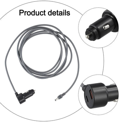12V-24V Adapter for Car Charging (9.84ft DC Output Cable)
