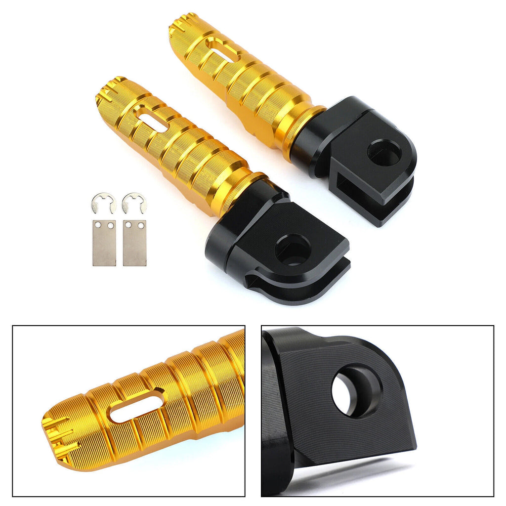 Front Footrests Foot Pegs for Kawasaki Z300 Z400 Z650 Z800 Z900 Ninja 650