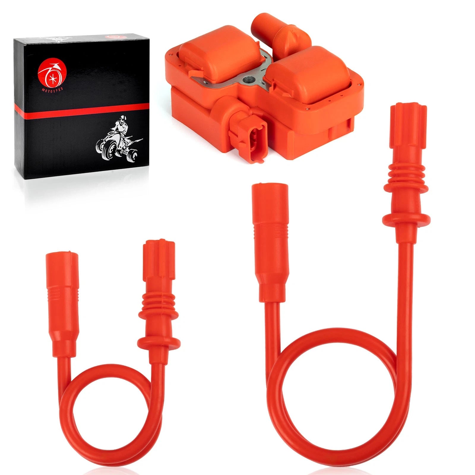 Ignition Coil & Spark Plug Wires for Polaris Scrambler 850 1000 (2013–2024)
