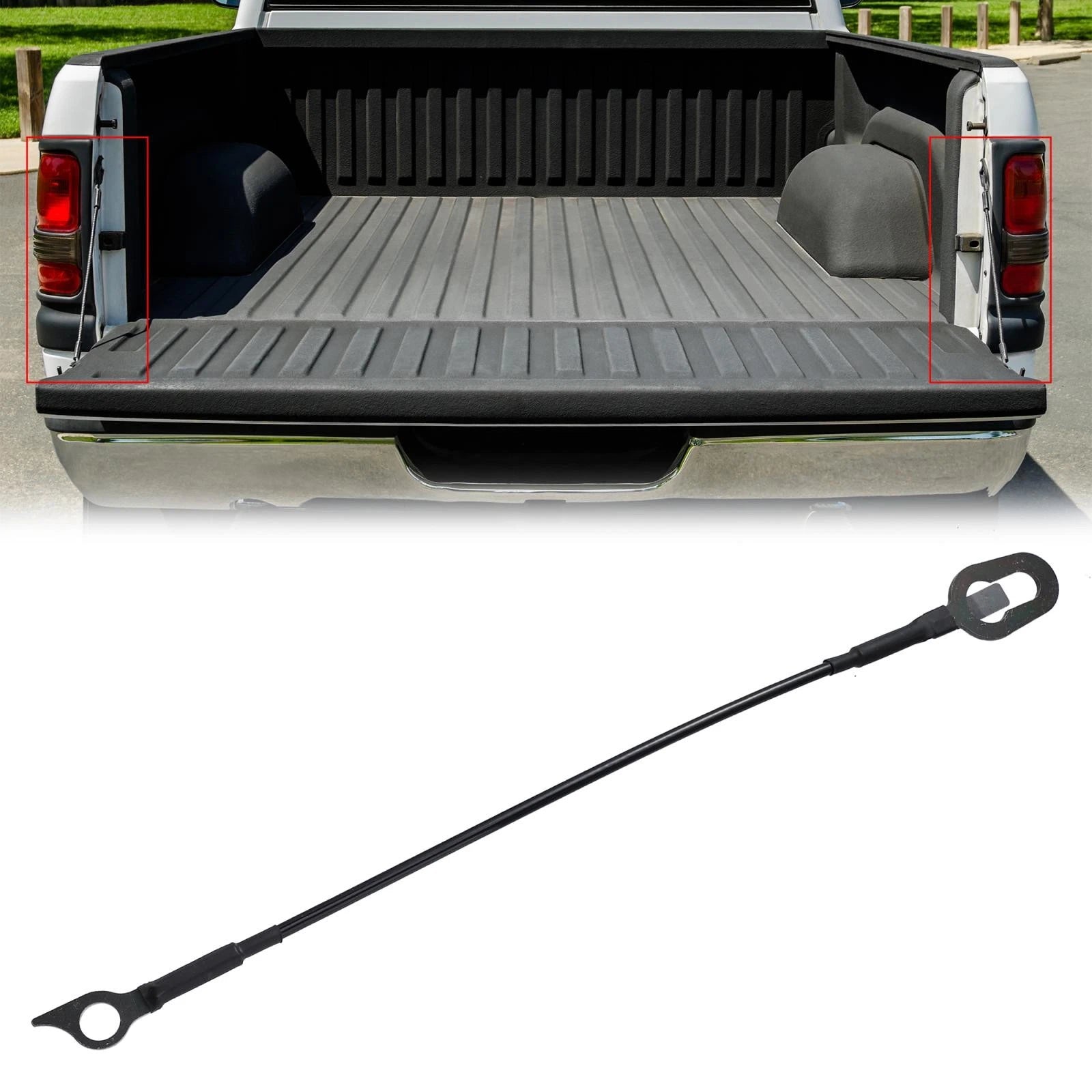 Tailgate Support Cables Set 4pc Replacement for Dodge Ram 2500 (1994–2002)