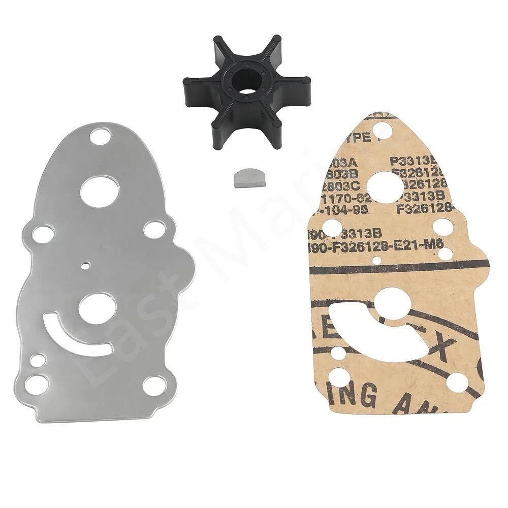 Water Pump Impeller Kit with Plate for Suzuki DT6 DT8 (6HP 8HP) 17400-98551