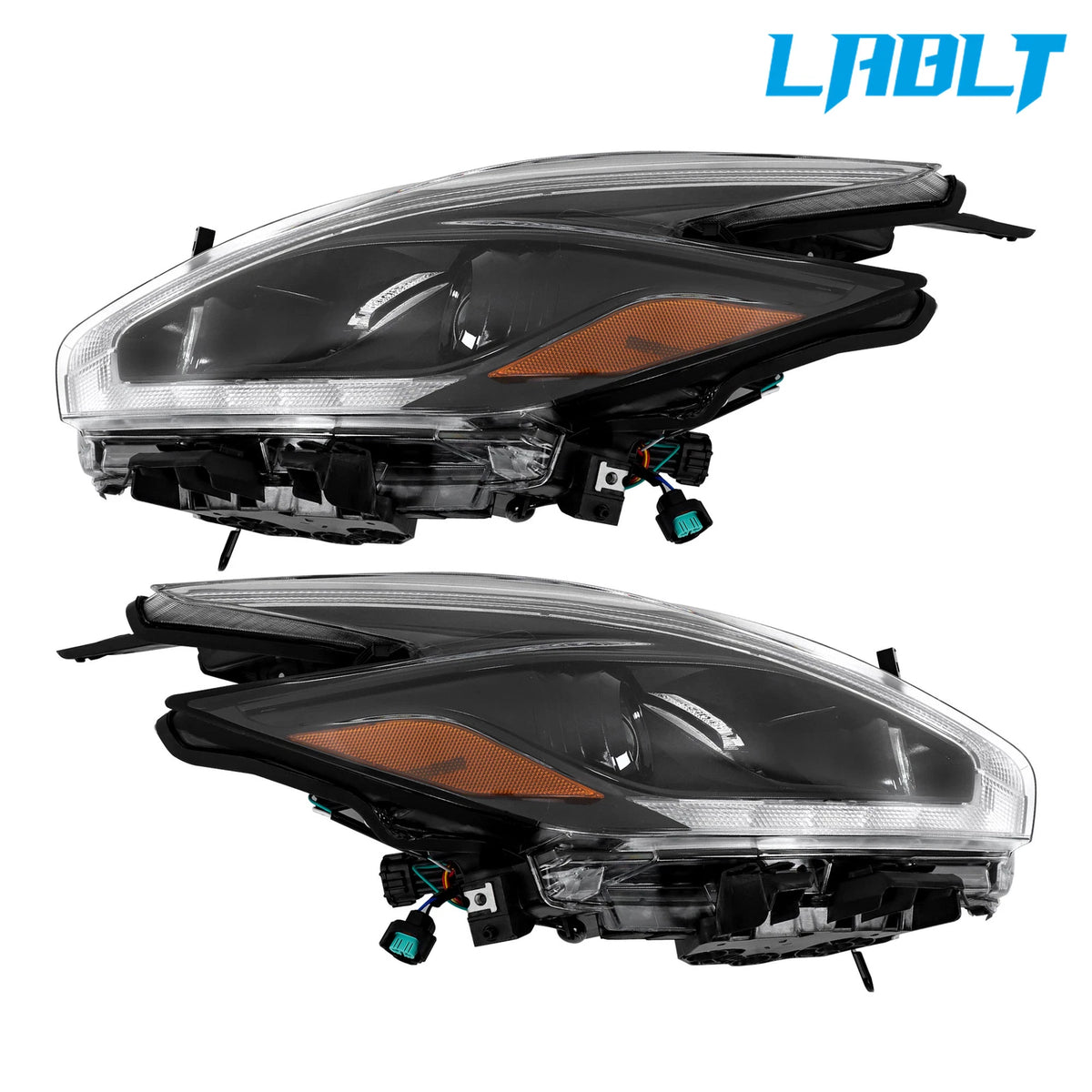 Set of 2 Halogen Headlights with LED DRL for Nissan Murano (2015–2018)