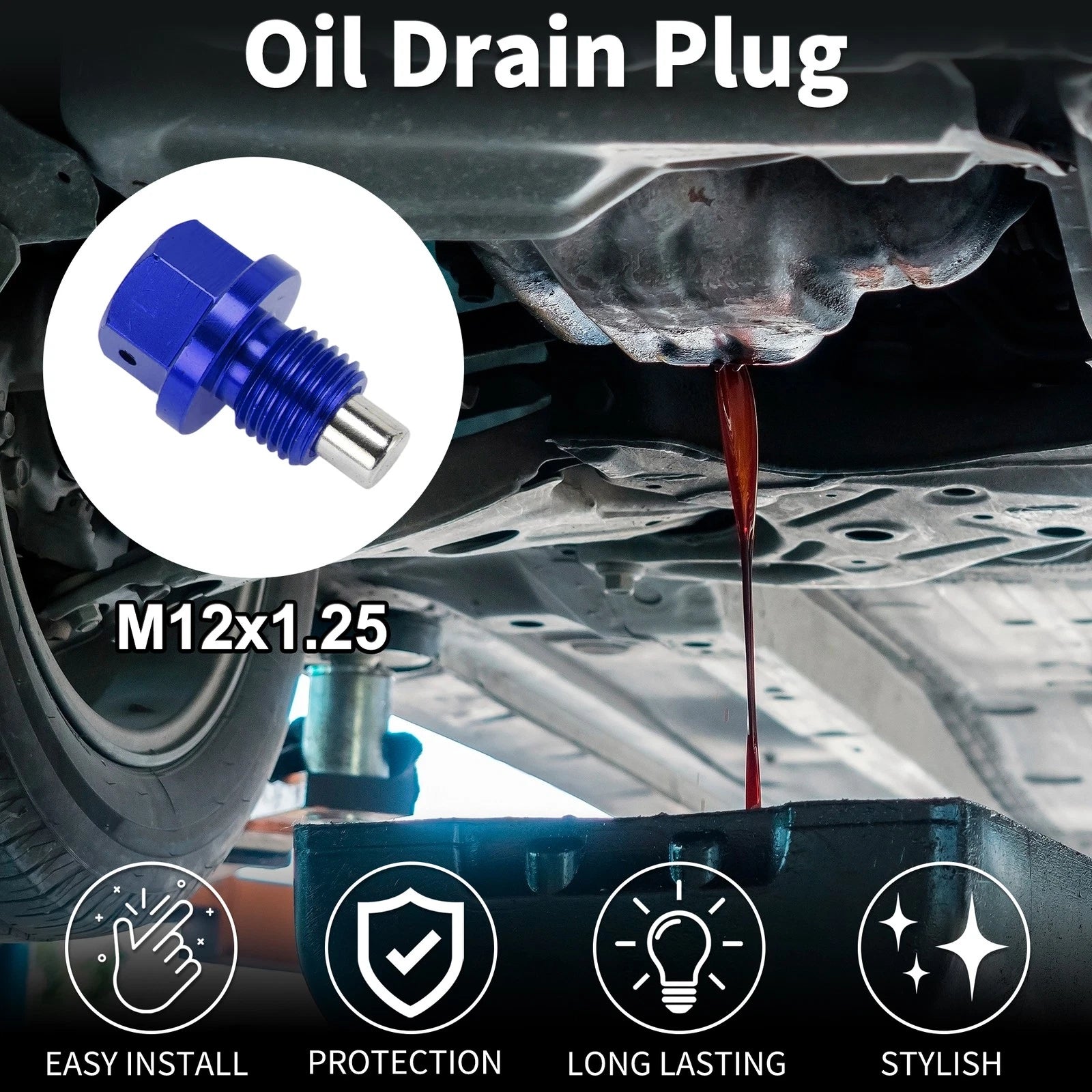 Oil Drain Plug for M121.25 (Thread Repair)