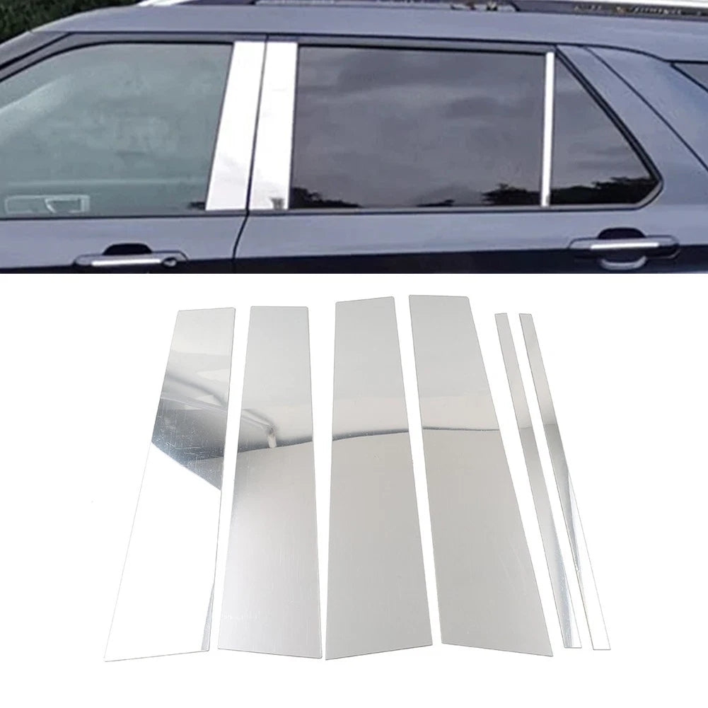 Pillar Post Trim Kit for Ford Explorer (2020–2023) Silver