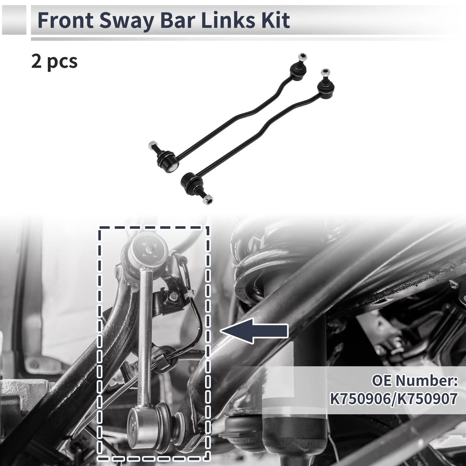 Front Stabilizer Bar Links Replacement for Subaru Legacy (2015–2019)