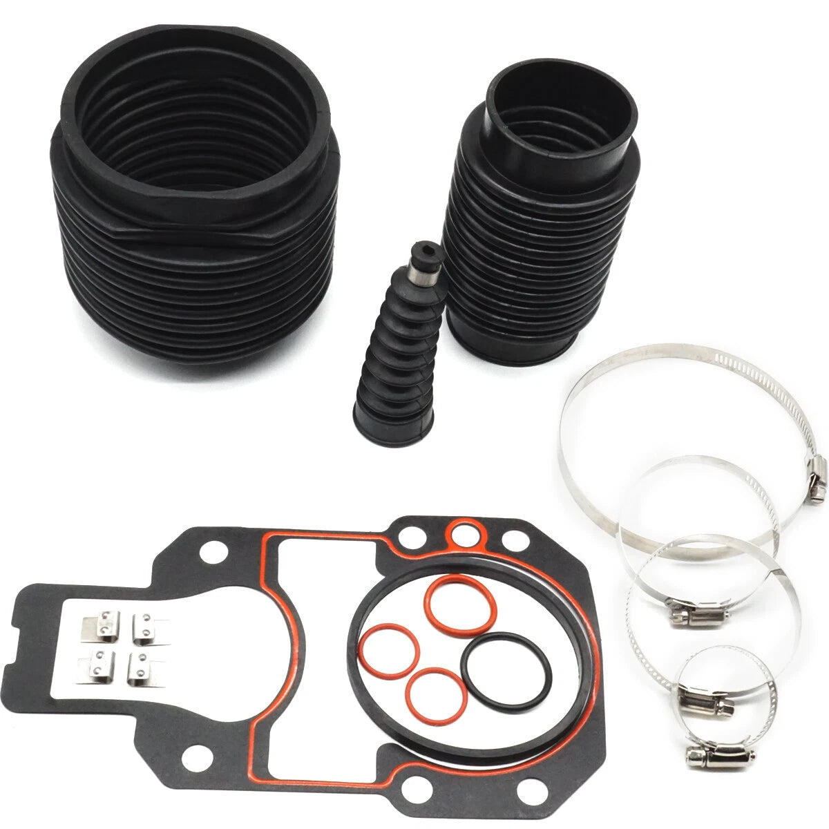 U-Joint Exhaust Cable Bellows Hose Kit for Mercruiser Alpha 1 (Gen II) 74639Q02 74369
