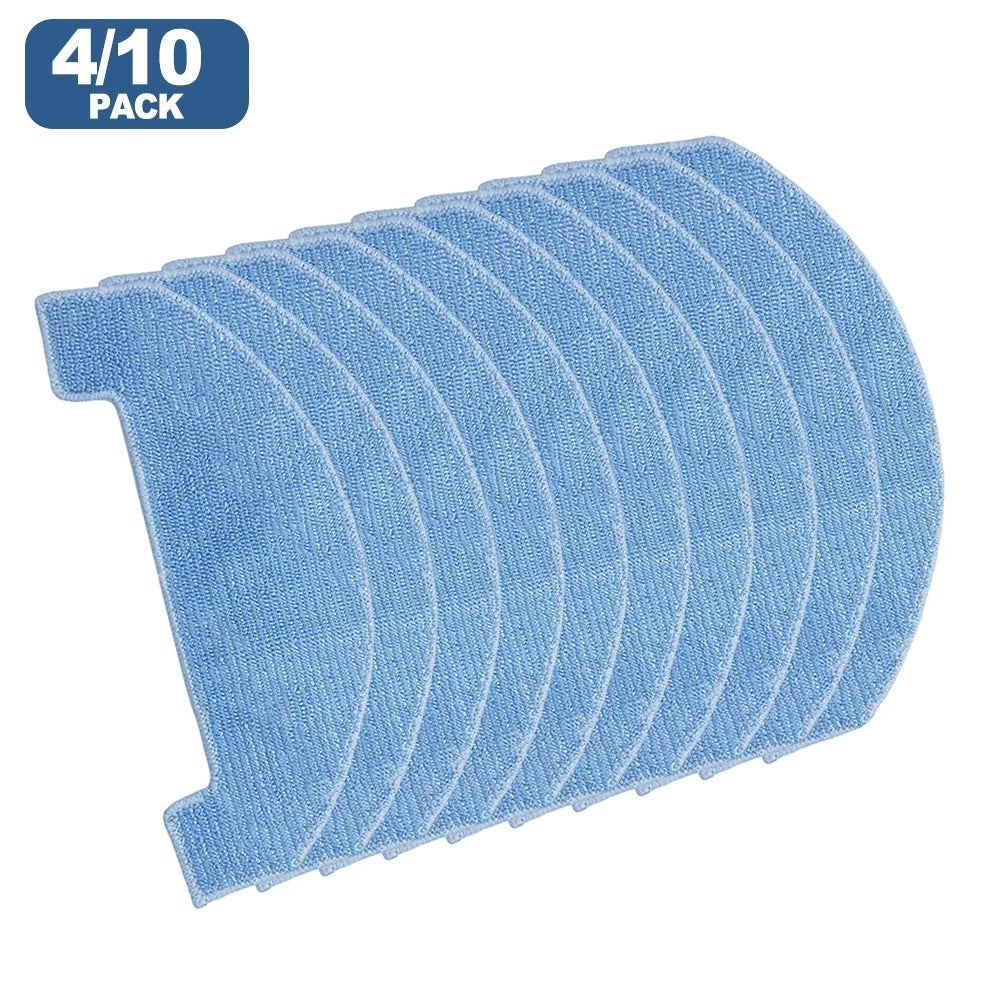 10X Reusable Mop Pads for Hygienic Cleaning Microfiber Material