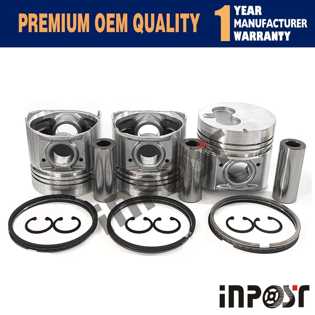 Overhaul Rebuild Kit for Isuzu Engine Excavator Loader Digger (3KR1)