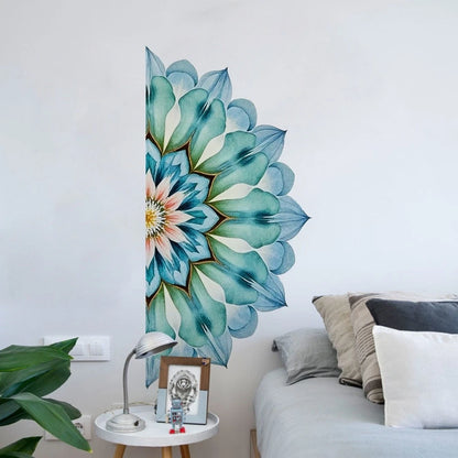 Light Color Mandala Wall Sticker for Living Room