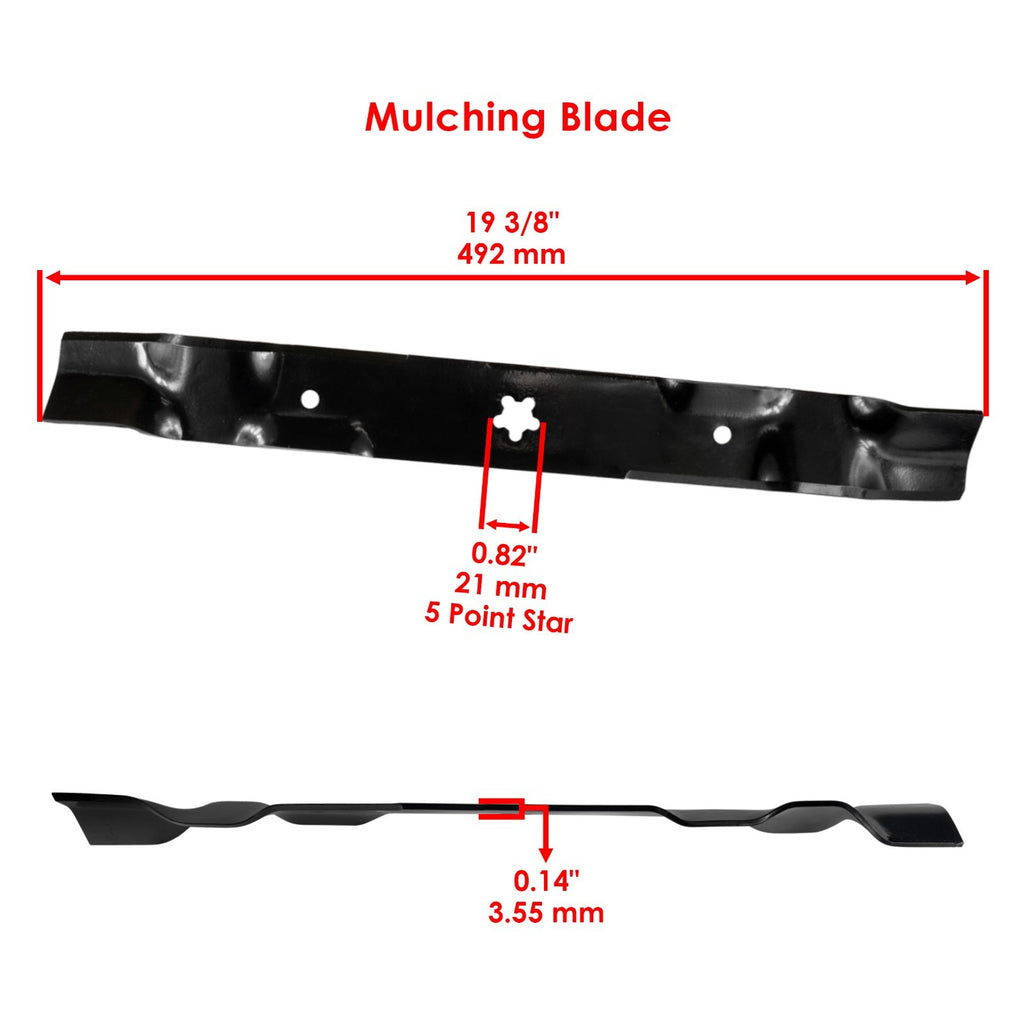 38 Inch Deck Blade Replacement for Husqvarna AYP and Poulan (1995–2015)