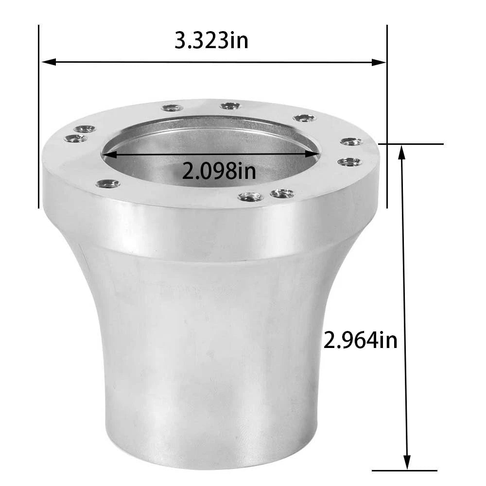 Chrome Steering Wheel Hub Adapter 5-Hole 6-Hole for Club Car DS (1985–Present)