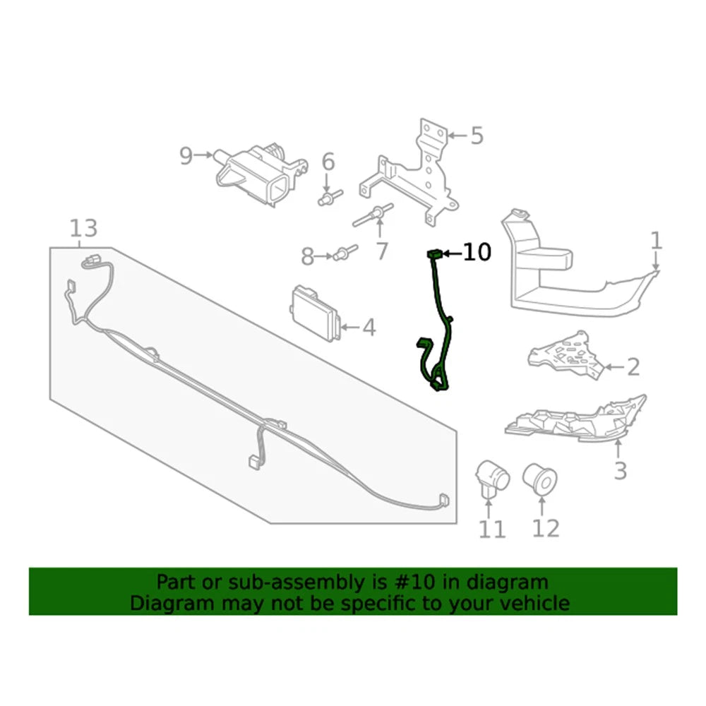 Ambient Air Temperature Sensor Connector for Ford (2015–2021) FL3Z14B242B, FL3Z-14B242-B