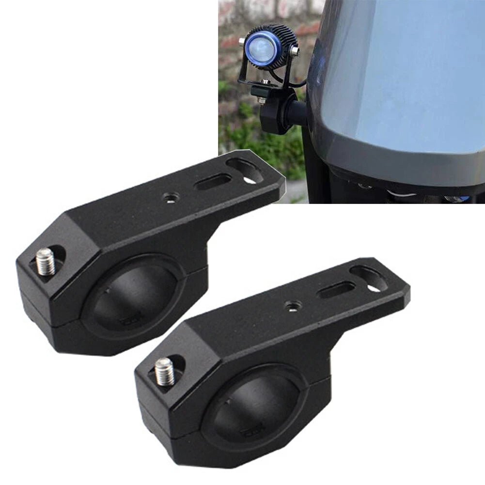 Light Bracket Clamp LED Headlight Tube Mount Kit Anti-Collision Holder 18-30mm