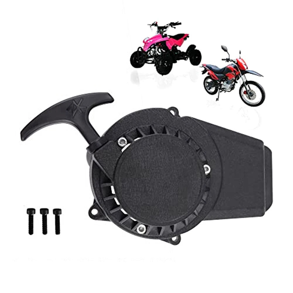 Pull Start Assembly for Motorcycles (No Modification Needed)