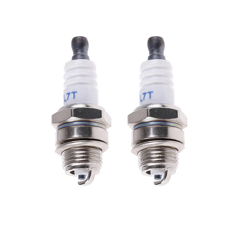 2Pcs L7T Spark Plug for 350 351 Chainsaw Hedge Trimmers (N/A)