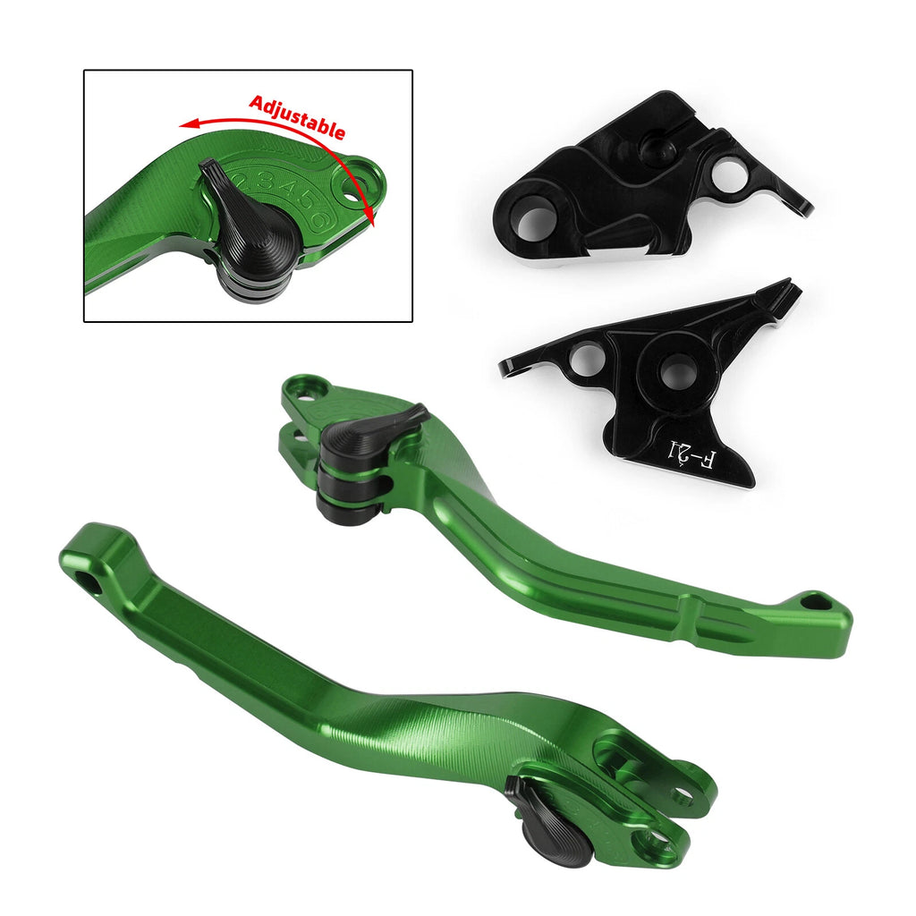 CNC Short Clutch Brake Lever for Kawasaki Z650, Versys 1000, Z900 (2017–2023)