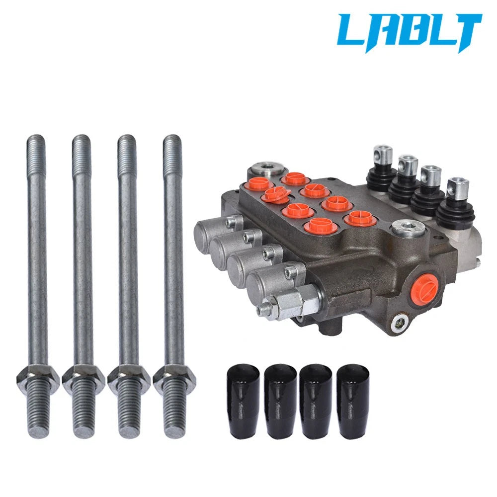 Hydraulic Double Acting Control Valve 4 Spool for (21 GPM, 3600 PSI)