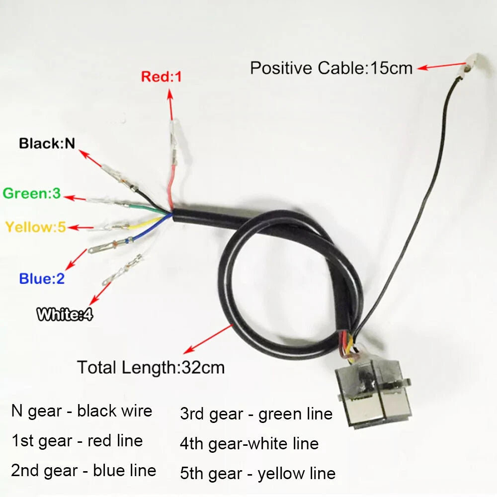 Speed Shift Level Gauge Indicator Light for Universal Motorcycle (N-5)