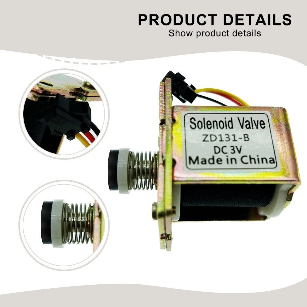 Self Priming Solenoid for Gas Stove Water Heater 3V DC