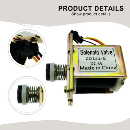 Self Priming Solenoid for Gas Stove Water Heater 3V DC