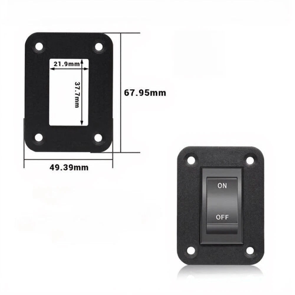 4-Pin Switch Panel for RV Trailer Boat Lighting Control (12V 20A)