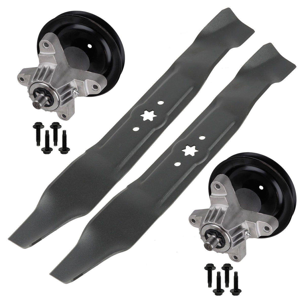 Spindle Assembly with Pulley and Blade Replacement for Cub Cadet LT1040 LT1042 (2014–2017)