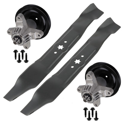 Spindle Assembly with Pulley and Blade Replacement for Cub Cadet LT1040 LT1042 (2014–2017)