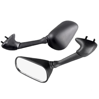 Pair Oval Rear View Mirrors for Yamaha YZF R6 (2001–2003)