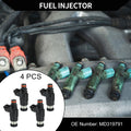 Fuel Injector Replacement for Chevrolet Tracker 2.0L (1999–2003) 4 Pcs